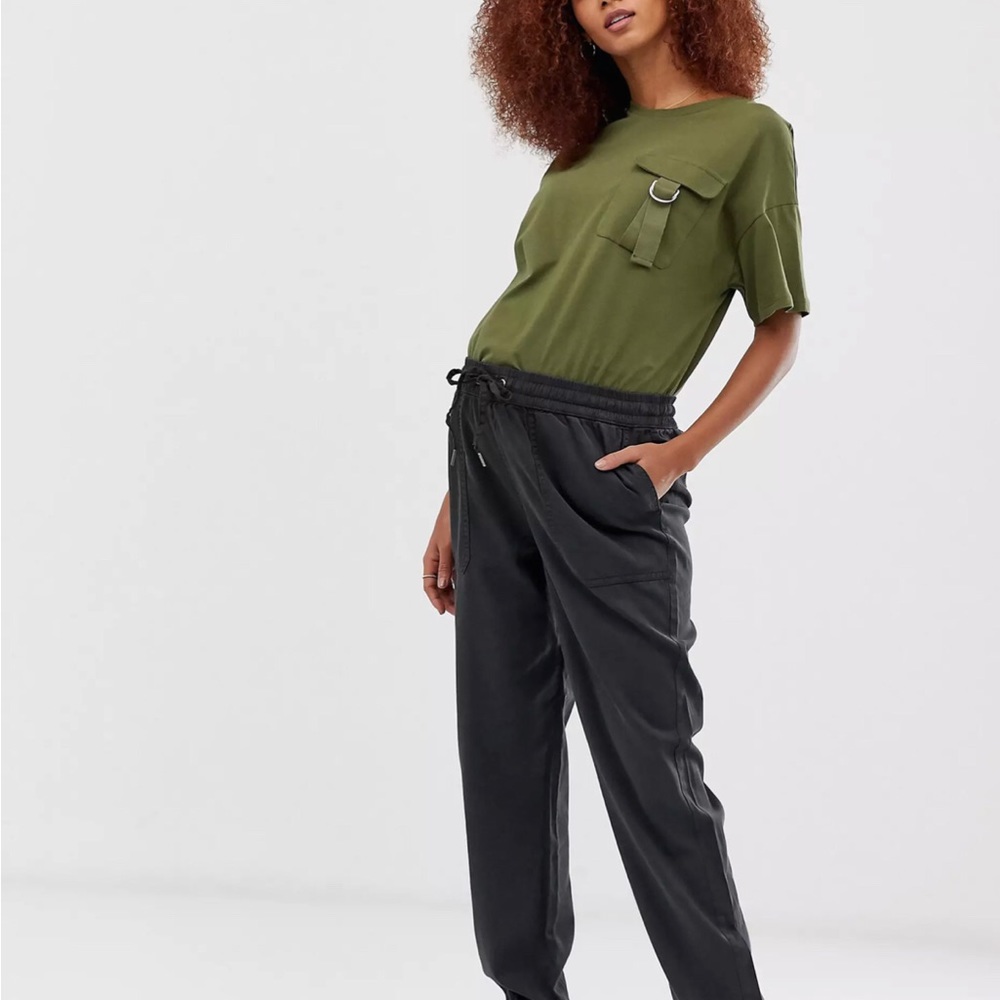 NWT ASOS Maternity jogger in washed black